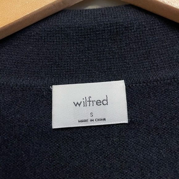 Aritzia Black Long Sleeve Polo Sweater - Picture 3 of 6